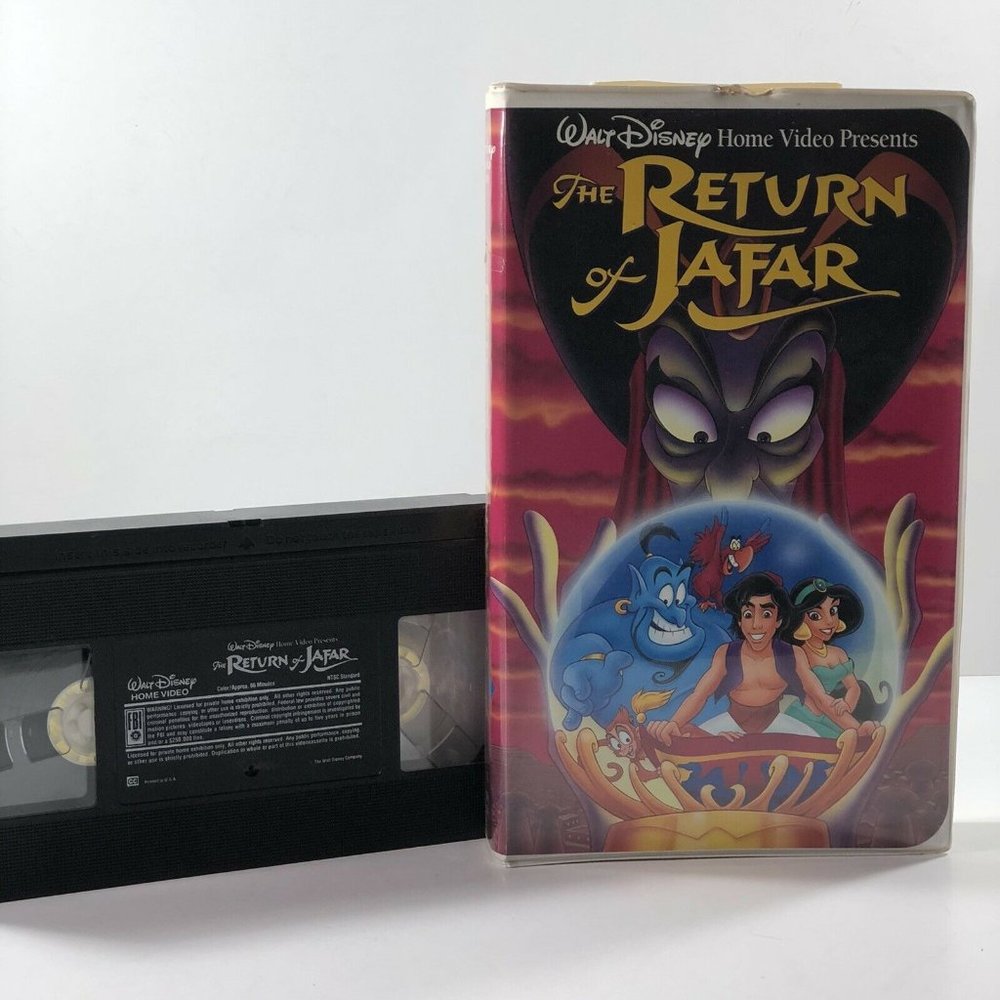 Walt Disney The Return of Jafar VHS 1994 VHS Movie